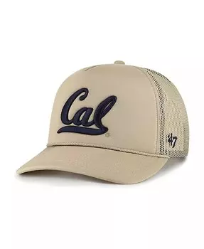 Мужская кепка цвета хаки Cal Bears из пенопласта с сетчатой передней частью Trucker Snapback '47 Brand, бежевый