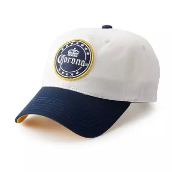 Мужская кепка Dad с нашивкой Corona Beer Licensed Character, белый