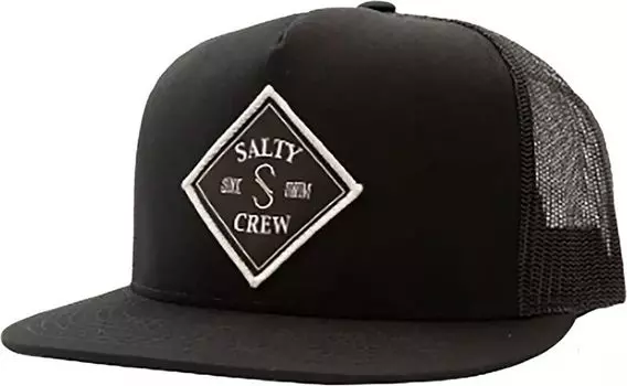 Мужская кепка-дальнобойщик Salty Crew в стиле ретро, черный
