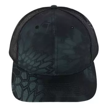 Мужская кепка дальнобойщика Kryptek Typhon Mesh Back CTM, черный