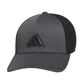 Мужская кепка для гольфа adidas с 3 полосками и логотипом стрейч Adidas, серый