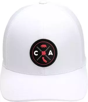 Мужская кепка для гольфа Black Clover Cali Vibe Snapback, белый