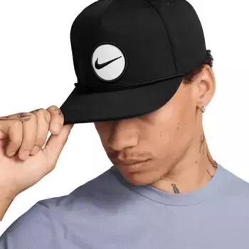 Мужская кепка для гольфа Nike Dri-FIT True Retro 72, черный/антрацит/белый