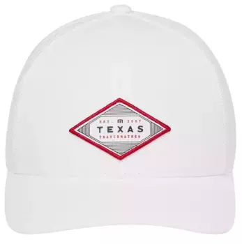 Мужская кепка для гольфа TravisMathew Bellville, Texas 2.0 TX State Snapback, белый