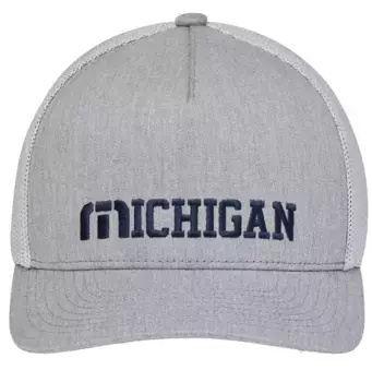 Мужская кепка для гольфа TravisMathew Fryday 2.0 MI State Fit, цвет Heather Grey