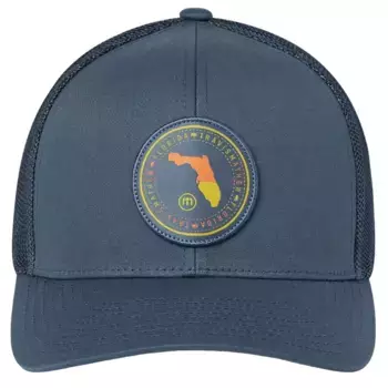 Мужская кепка для гольфа TravisMathew Later Gator 2.0 FL State Fit, темно-синий