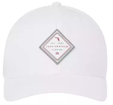 Мужская кепка для гольфа TravisMathew Loan Shark FL State Fit, белый