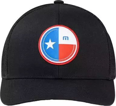 Мужская кепка для гольфа TravisMathew River Walk Snapback, черный