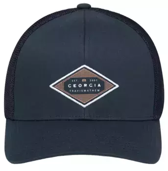 Мужская кепка для гольфа TravisMathew Sunrise Surf GA State, цвет Blue Nights