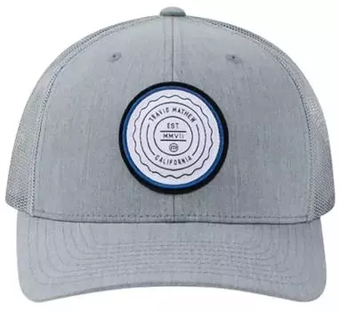 Мужская кепка для гольфа TravisMathew The Patch, серый