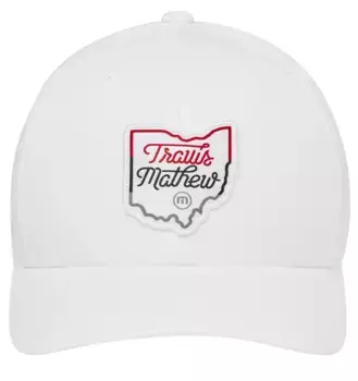 Мужская кепка для гольфа TravisMathew The Three Cs 2.0 OH State, белый