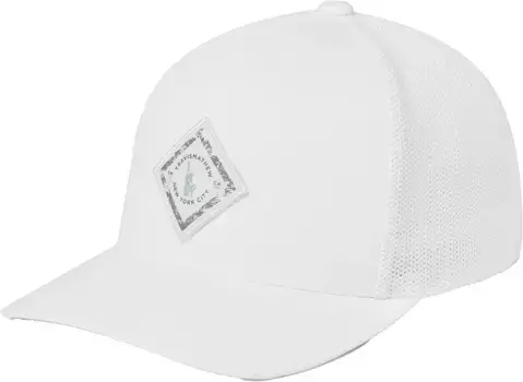 Мужская кепка для гольфа TravisMathew Upper Eastside, штат Нью-Йорк, белый