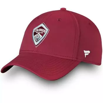 Мужская кепка Fanatics бордового цвета с логотипом Colorado Rapids Eleved Speed Flex