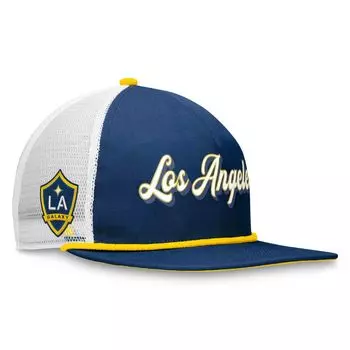 Мужская кепка Fanatics Branded темно-синего/белого цвета LA Galaxy True Classic Golf Snapback