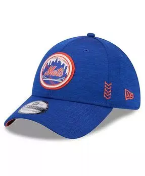 Мужская кепка Flex Fit Royal New York Mets 2024 Clubhouse 39THIRTY New Era, синий
