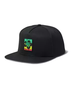 Мужская кепка Hi Pua с застежкой-кнопкой в стиле Trucker Quiksilver, черный