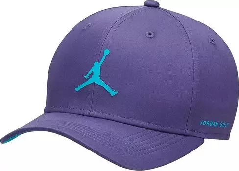 Мужская кепка Jordan для гольфа с высокой посадкой, фиолетовый/зеленый