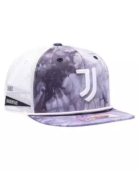 Мужская кепка Juventus Woodstock Tie-Dye Trucker Snapback Fan Ink, черный