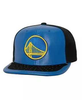 Мужская кепка Mitchell Ness Black/Royal Golden State Warriors Day One Snapback Mitchell & Ness, синий