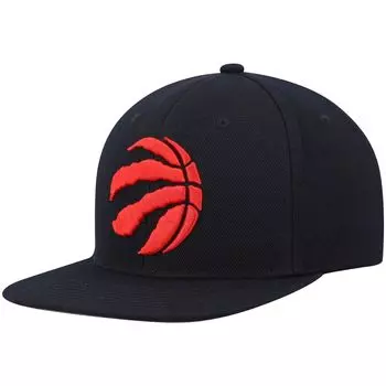 Мужская кепка Mitchell & Ness Black Toronto Raptors Ground 2.0 Snapback