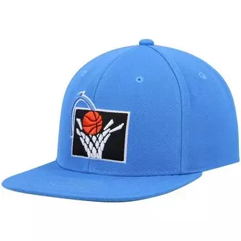 Мужская кепка Mitchell & Ness Blue Cleveland Cavaliers Hardwood Classics Team Ground 2.0 Snapback