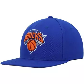 Мужская кепка Mitchell & Ness Blue New York Knicks Ground 2.0 Snapback