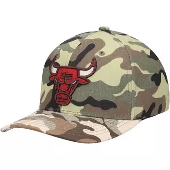 Мужская кепка Mitchell & Ness Camo Chicago Bulls Woodland Desert Snapback
