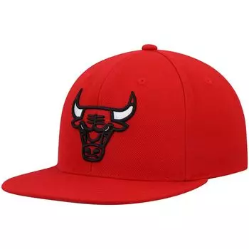 Мужская кепка Mitchell & Ness Red Chicago Bulls Ground 2.0 Snapback