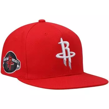 Мужская кепка Mitchell & Ness Red Houston Rockets Core с застежкой сбоку