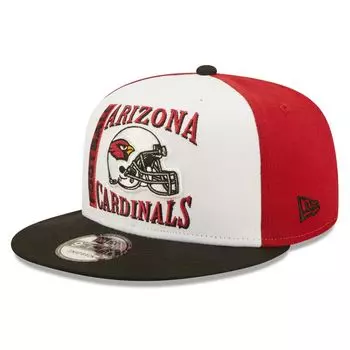 Мужская кепка New Era белого/черного цвета Arizona Cardinals Retro Sport 9FIFTY Snapback