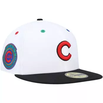 Мужская кепка New Era белого/черного цвета Chicago Cubs MLB All-Star Game 1962 Primary Eye 59FIFTY.
