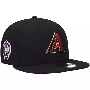 Мужская кепка New Era Black Arizona Diamondbacks с боковой нашивкой в честь Мемориала 9/11 59FIFTY