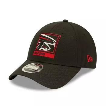 Мужская кепка New Era Black Atlanta Falcons в рамке AF 9FORTY Snapback