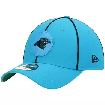 Мужская кепка New Era Blue Carolina Panthers Sideline 39Thirty Flex