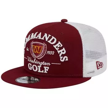 Мужская кепка New Era бордового цвета Washington Commanders Club 9FIFTY Snapback