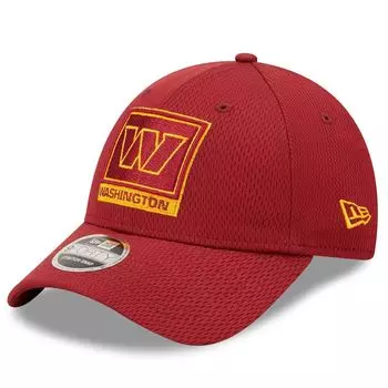 Мужская кепка New Era бордового цвета Washington Commanders в рамке AF 9FORTY Snapback