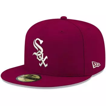 Мужская кепка New Era Cardinal Chicago White Sox 59FIFTY, фиолетовый