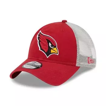 Мужская кепка New Era Cardinal/Natural Arizona Cardinals Loyal 9TWENTY Trucker Snapback