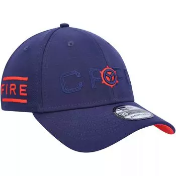 Мужская кепка New Era Navy Chicago Fire Kick Off 39THIRTY Flex Hat