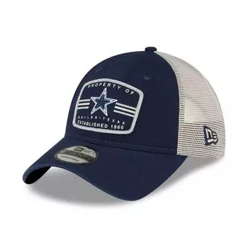 Мужская кепка New Era Navy Dallas Cowboys Property Trucker 9TWENTY Snapback