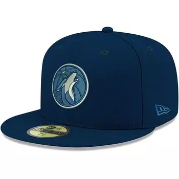 Мужская кепка New Era Navy Minnesota Timberwolves, цвет 59FIFTY, официальный цвет команды