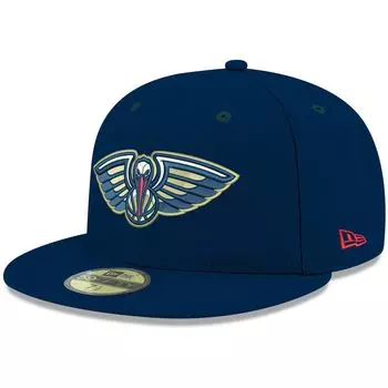 Мужская кепка New Era Navy New Orleans Pelicans, цвет 59FIFTY, официальный цвет команды