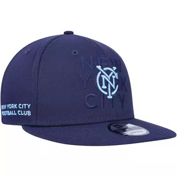 Мужская кепка New Era Navy New York City FC Kick Off 9FIFTY Snapback