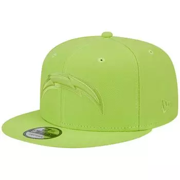 Мужская кепка New Era Neon Green Los Angeles Chargers Color Pack Brights 9FIFTY Snapback Hat
