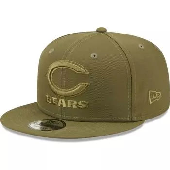 Мужская кепка New Era Olive Chicago Bears Color Pack 9FIFTY Snapback