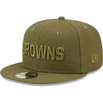 Мужская кепка New Era Olive Cleveland Browns Color Pack 9FIFTY Snapback Hat