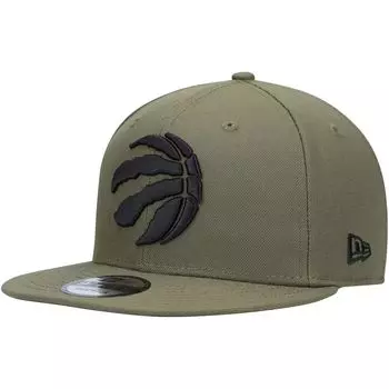 Мужская кепка New Era Olive Toronto Raptors 9FIFTY Snapback