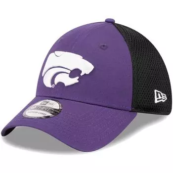 Мужская кепка New Era Purple Kansas State Wildcats Evergreen Neo 39THIRTY Flex Hat