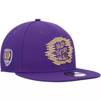 Мужская кепка New Era Purple Orlando City SC с крючком 9FIFTY Snapback