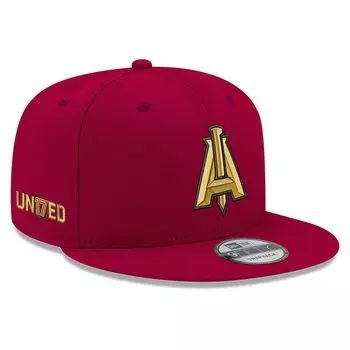 Мужская кепка New Era Red Atlanta United FC Jersey Hook 9FIFTY Snapback Hat